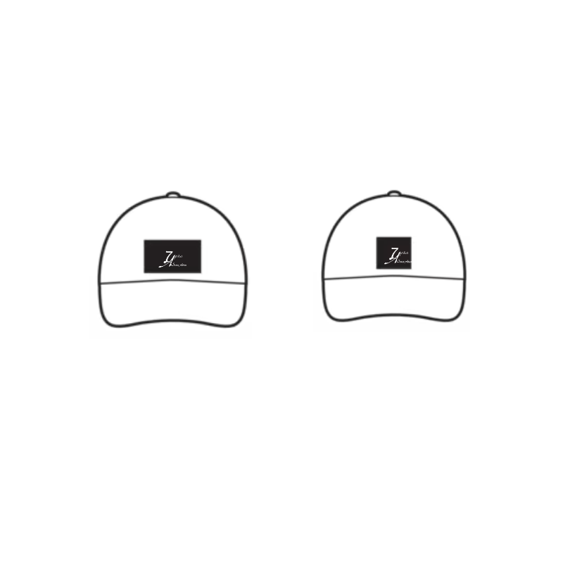 Casquette blanche avec logo en exemple